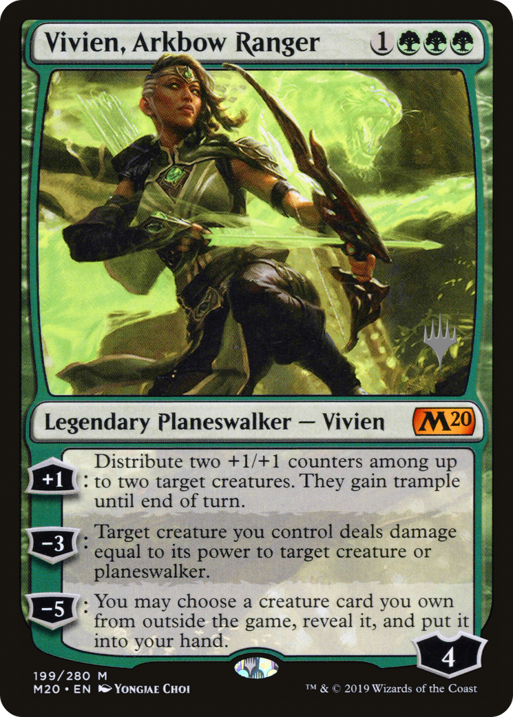 Image of Vivien, Arkbow Ranger (PPM20-199) - Core Set 2020 Promos Foil
