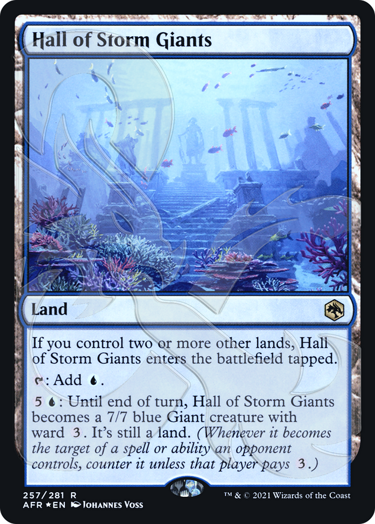Image of Hall of Storm Giants (AFR&-257) - Adventures in the Forgotten Realms Promos Foil