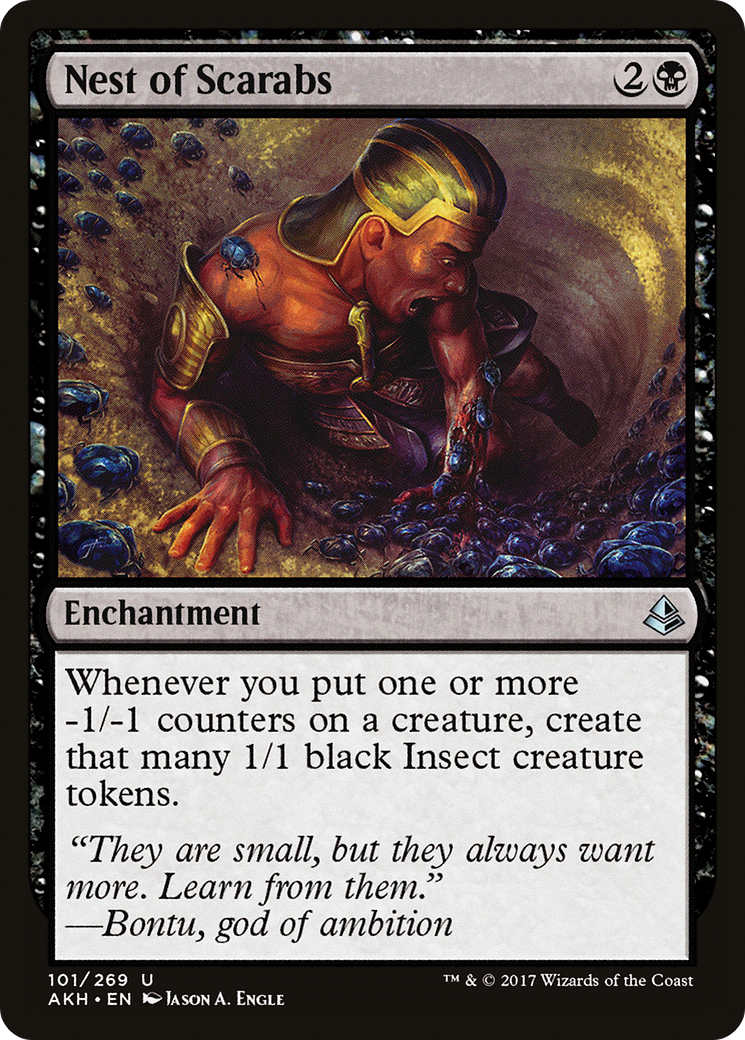 Image of Nest of Scarabs (AKH-101) - Amonkhet Foil