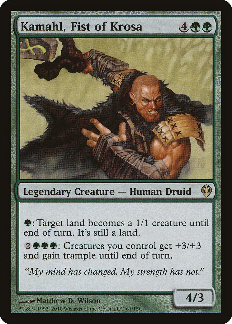 Image of Kamahl, Fist of Krosa (ARC-061) - Archenemy