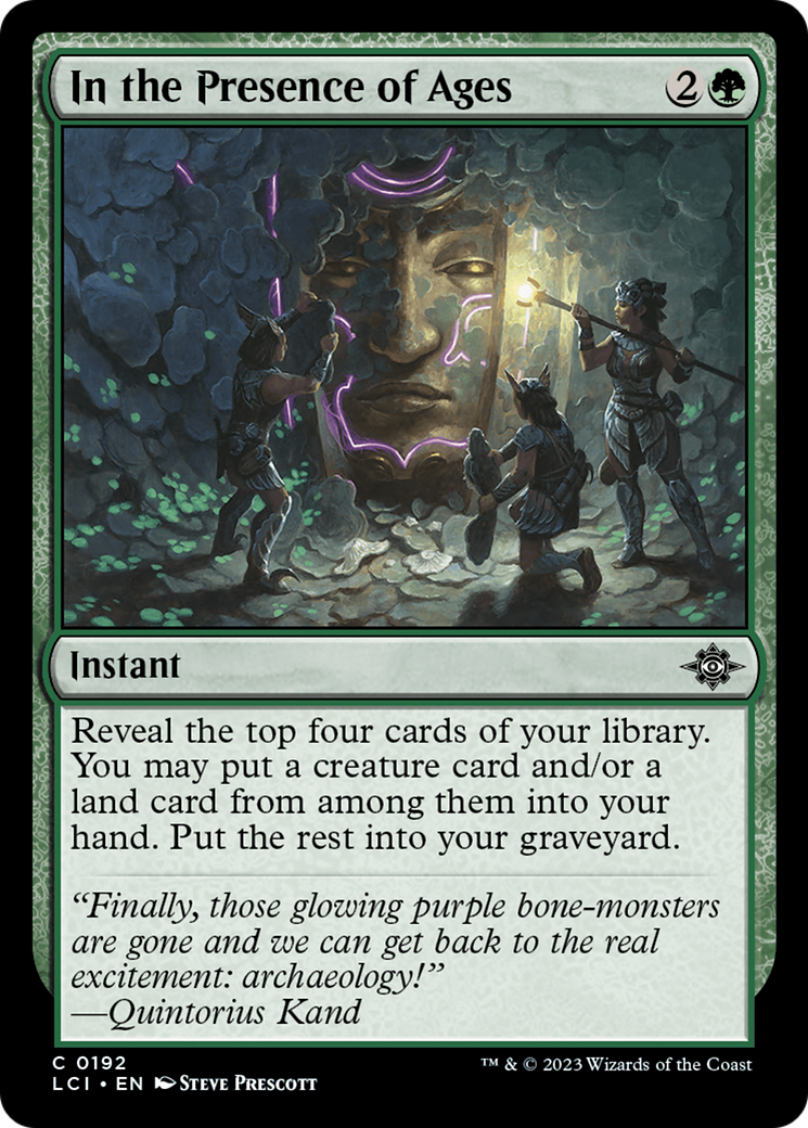 Image of In the Presence of Ages (LCI-192) - The Lost Caverns of Ixalan Foil