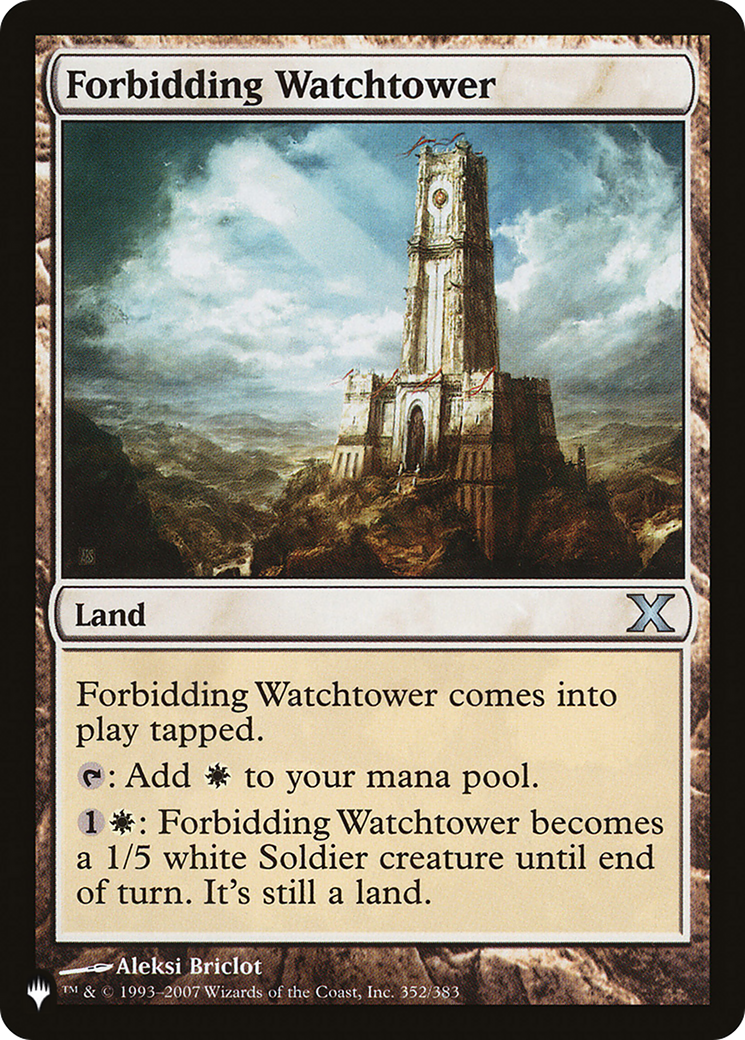 Image of Forbidding Watchtower (LIST-10E-352) - The List