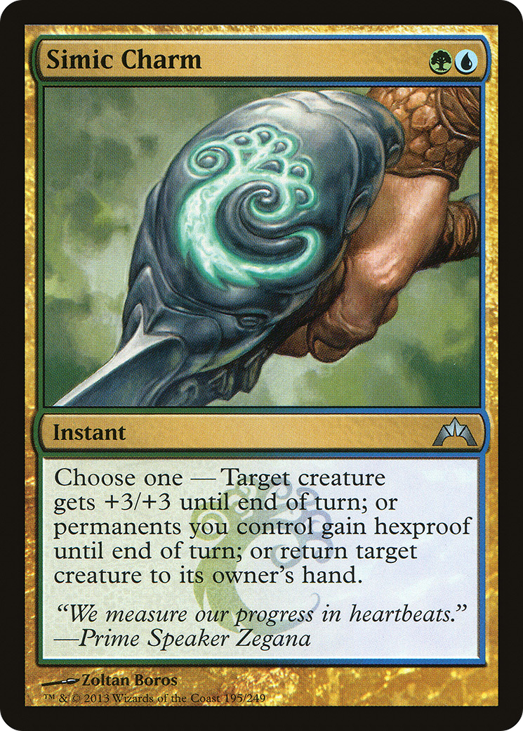 Image of Simic Charm (GTC-195) - Gatecrash Foil