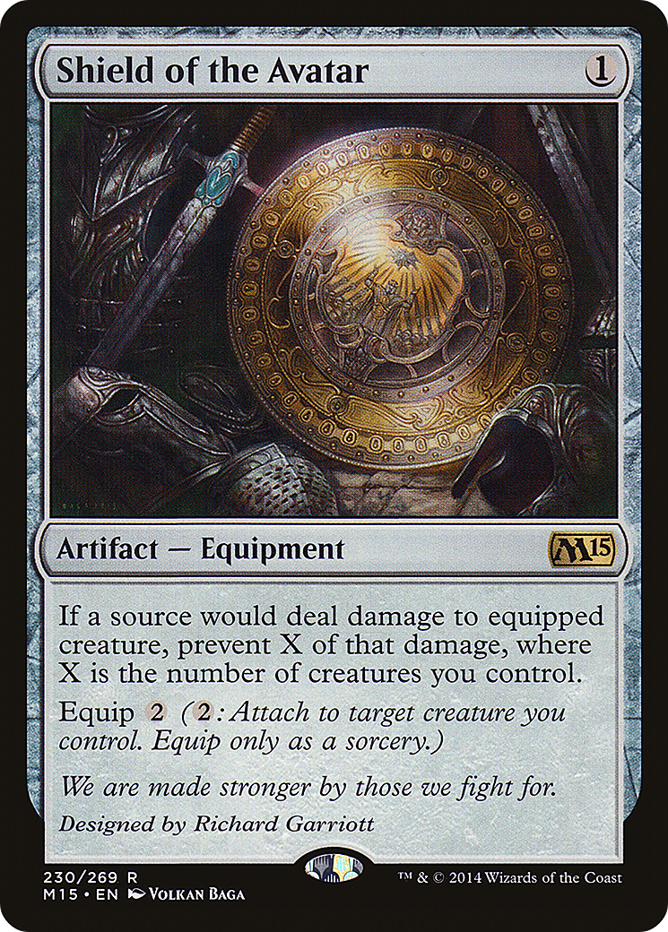 Image of Shield of the Avatar (M15-230) - Magic 2015 Foil