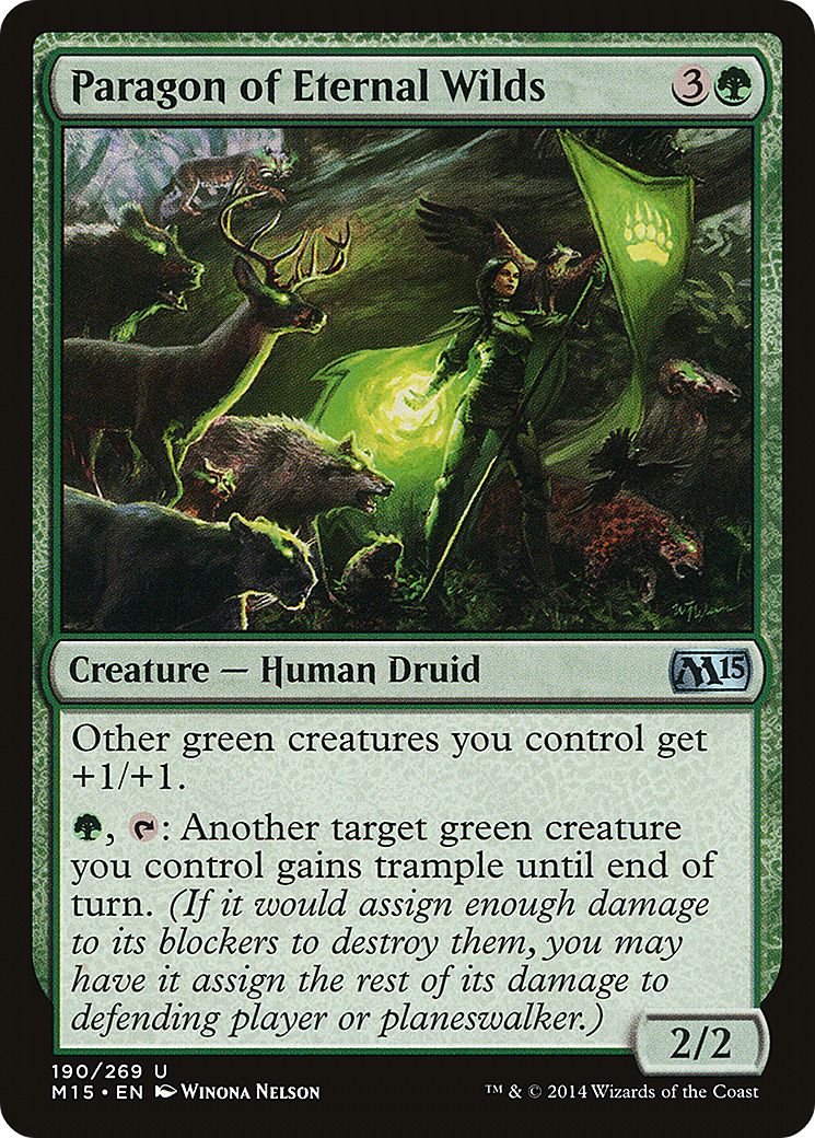 Image of Paragon of Eternal Wilds (M15-190) - Magic 2015
