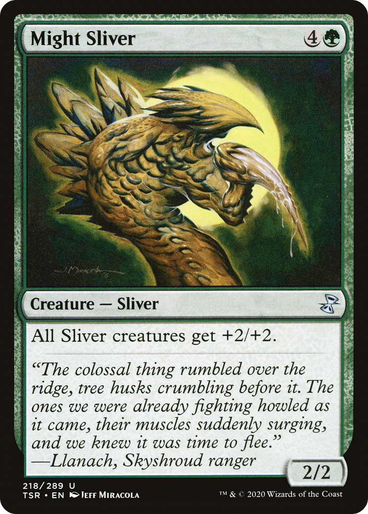Image of Might Sliver (TSR-218) - Time Spiral Remastered