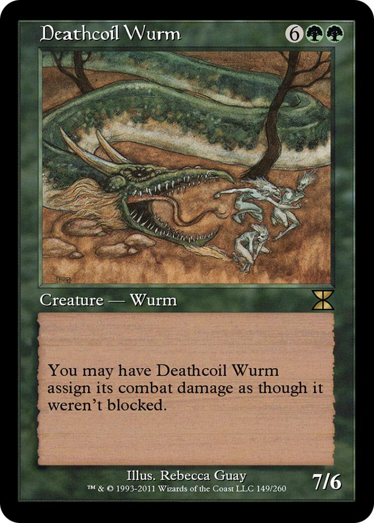 Image of Deathcoil Wurm (ME4-149) - Masters Edition IV