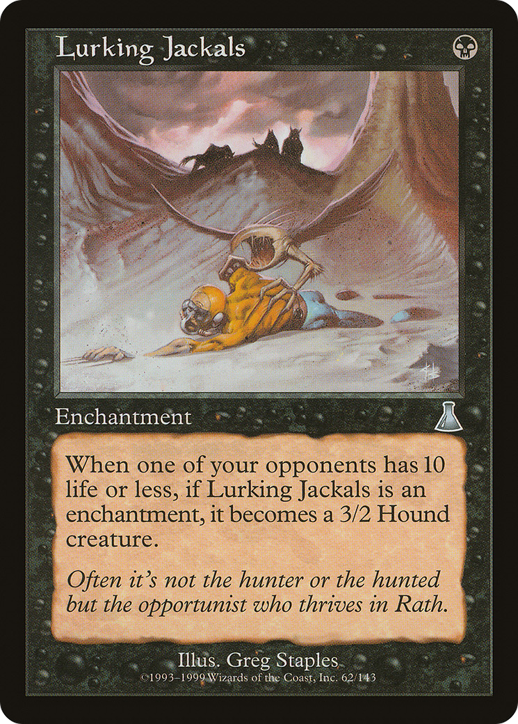 Image of Lurking Jackals (UDS-062) - Urza's Destiny Foil