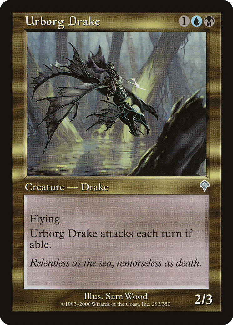 Image of Urborg Drake (INV-283) - Invasion Foil