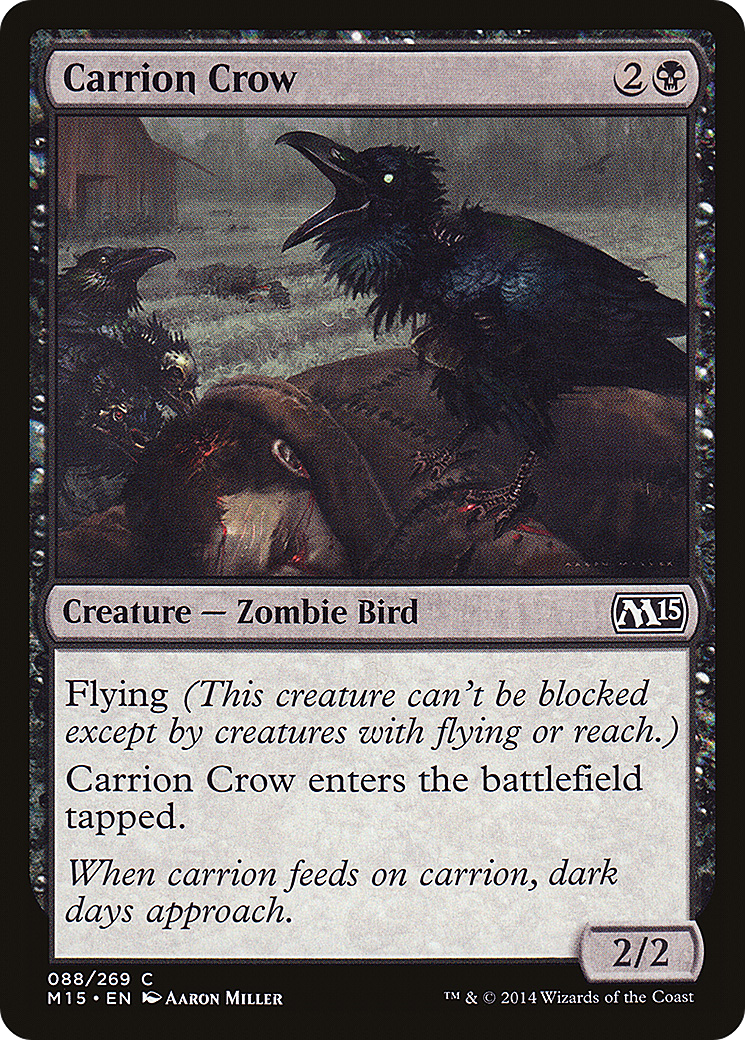 Image of Carrion Crow (M15-088) - Magic 2015 Foil