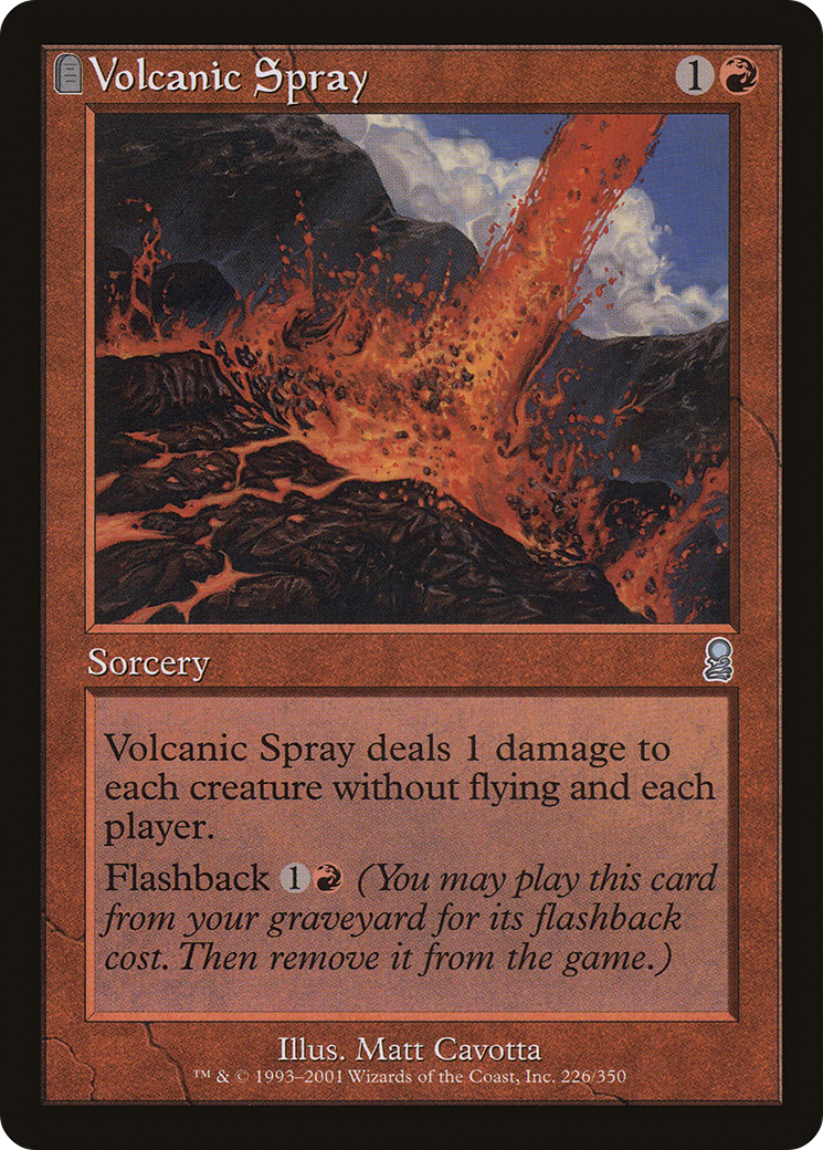 Image of Volcanic Spray (ODY-226) - Odyssey: (tombstone) Foil