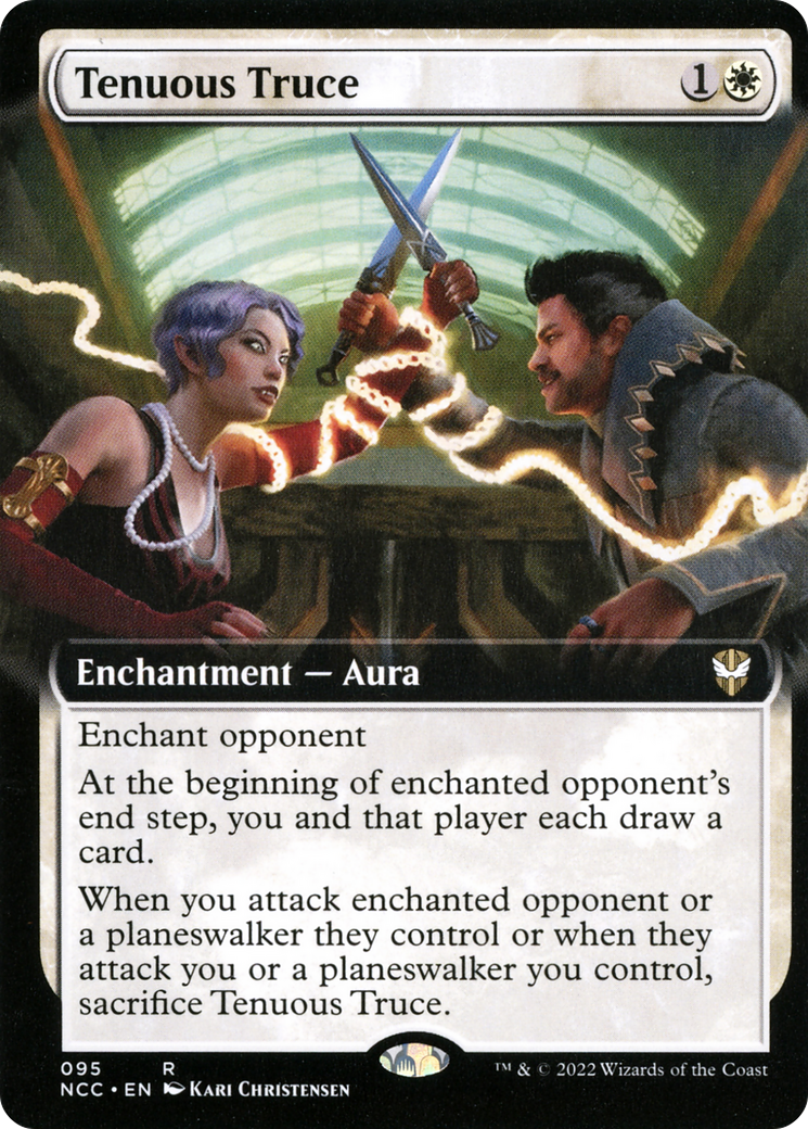 Image of Tenuous Truce (Extended Art) (NCC-095) - New Capenna Commander: (Extended Art) Foil