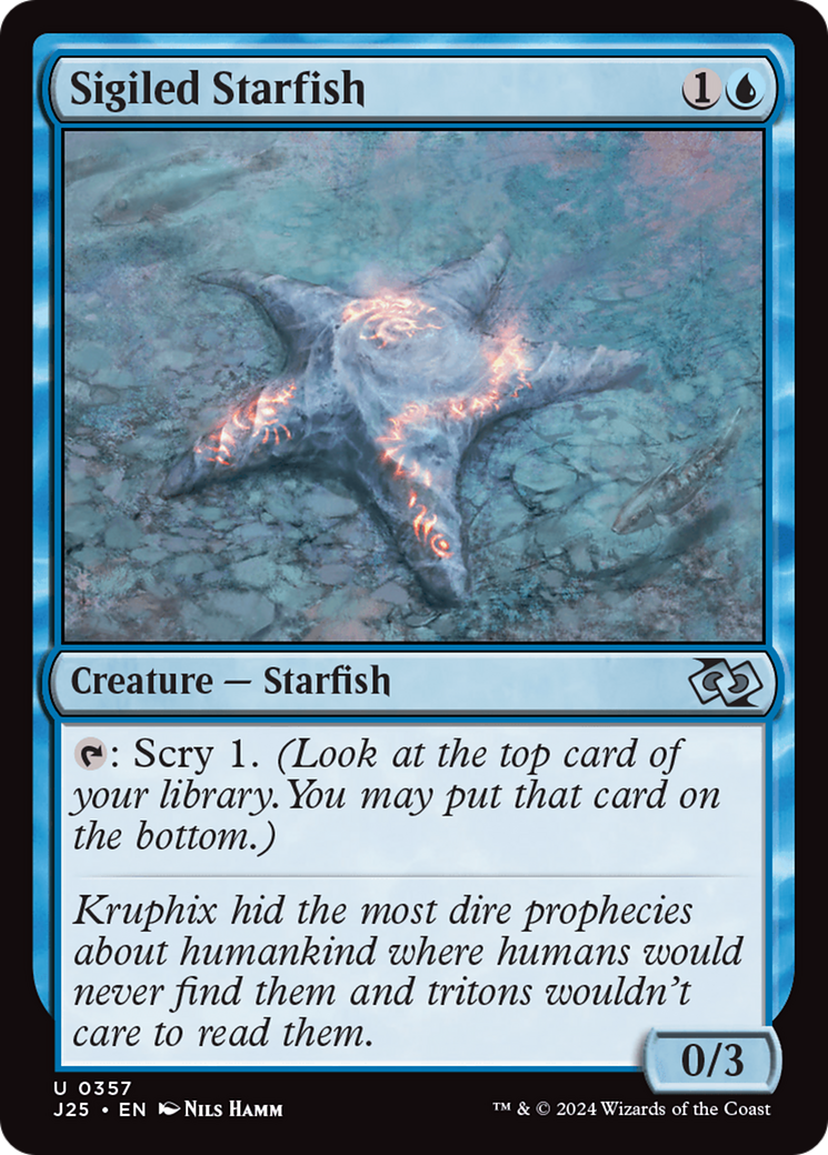 Image of Sigiled Starfish (J25-357) - Foundations Jumpstart