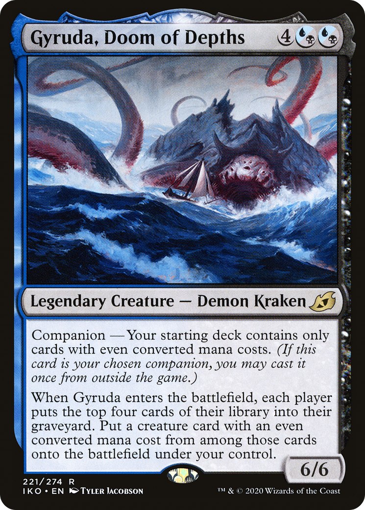Image of Gyruda, Doom of Depths (IKO-221) - Ikoria: Lair of Behemoths: (companion)