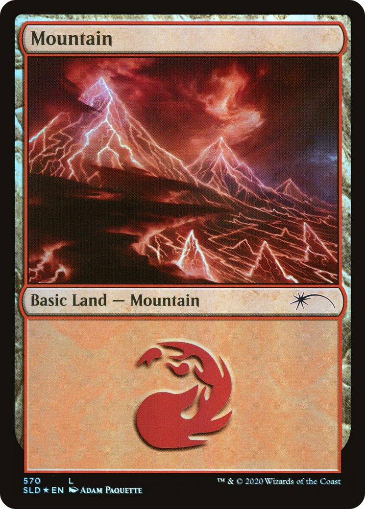Image of Mountain (570) (SLD-570) - Secret Lair Drop Foil
