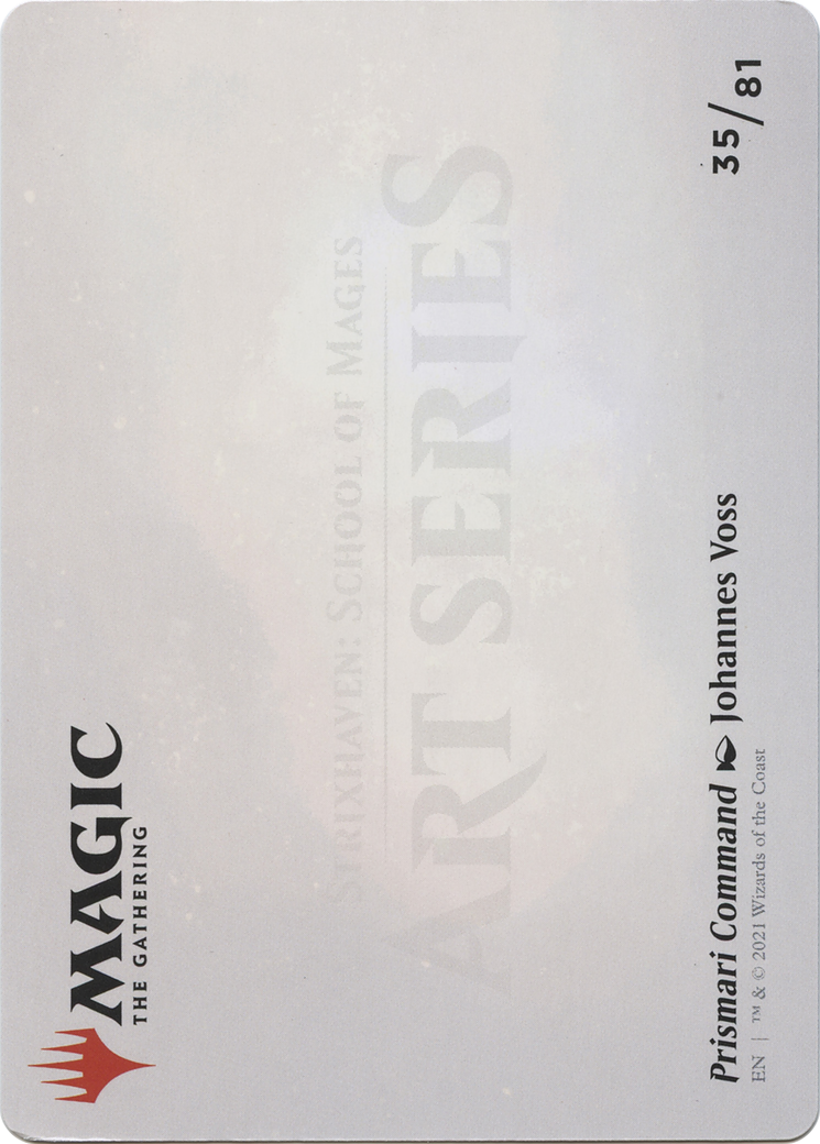 Image of Prismari Command // Prismari Command (ASTX-035) - Strixhaven Art Series (Borderless)
