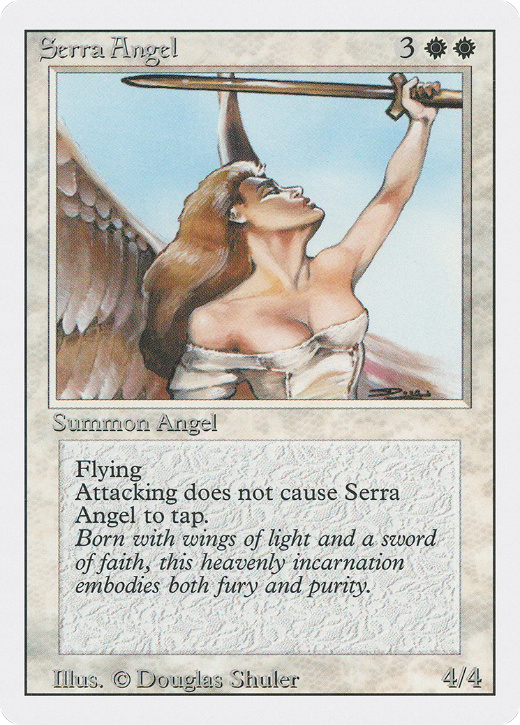 Image of Serra Angel (3ED-) - Revised Edition