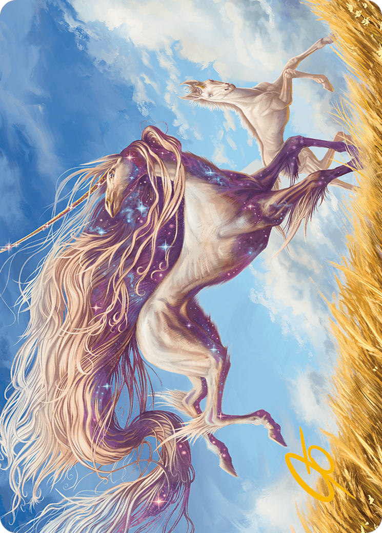 Image of Nyxborn Unicorn // Nyxborn Unicorn (AMH3-001) - Modern Horizons 3 Art Series (Borderless)