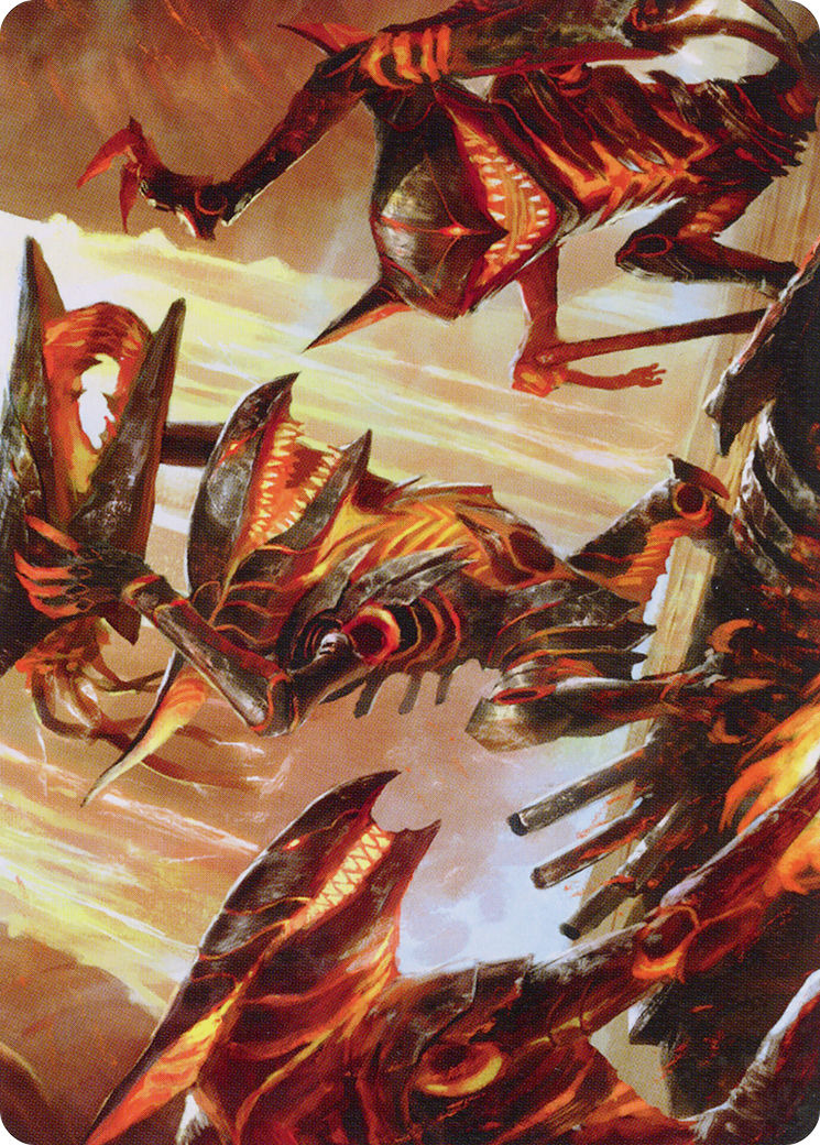 Image of Gleeful Demolition // Gleeful Demolition (AONE-028) - Phyrexia: All Will Be One Art Series (Borderless)