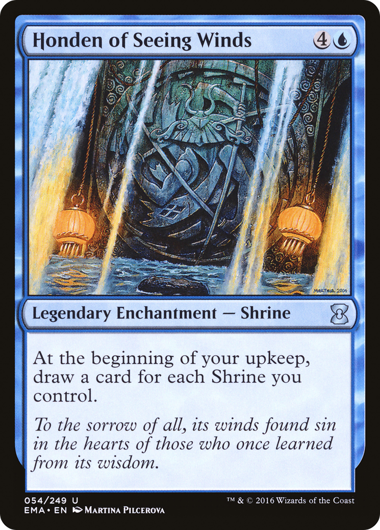 Image of Honden of Seeing Winds (EMA-054) - Eternal Masters Foil