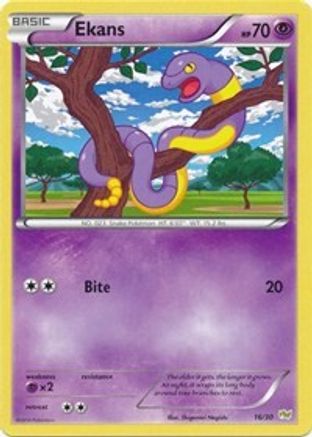 Image of Ekans 016  XY Trainer Kit Sylveon & Noivern - Common