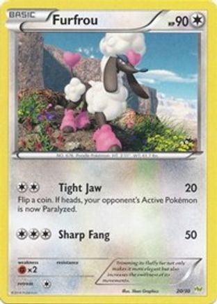 Image of Furfrou (#20 020  XY Trainer Kit Sylveon & Noivern - Common