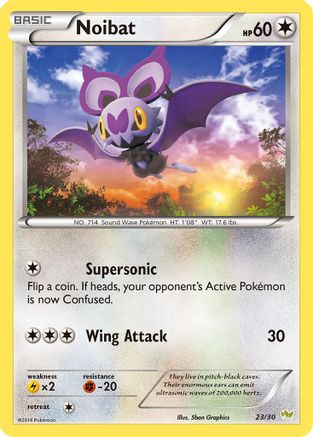 Image of Noibat (#23) 012  XY Trainer Kit Sylveon & Noivern - Common