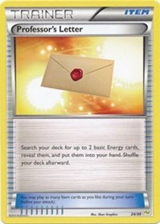 Image of Professor's Letter (Noivern) 024  XY Trainer Kit Sylveon & Noivern - Common