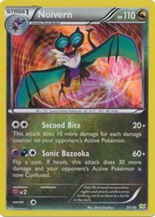 Image of Noivern (#30 - Holo) 013  - Holofoil XY Trainer Kit Sylveon & Noivern - Common