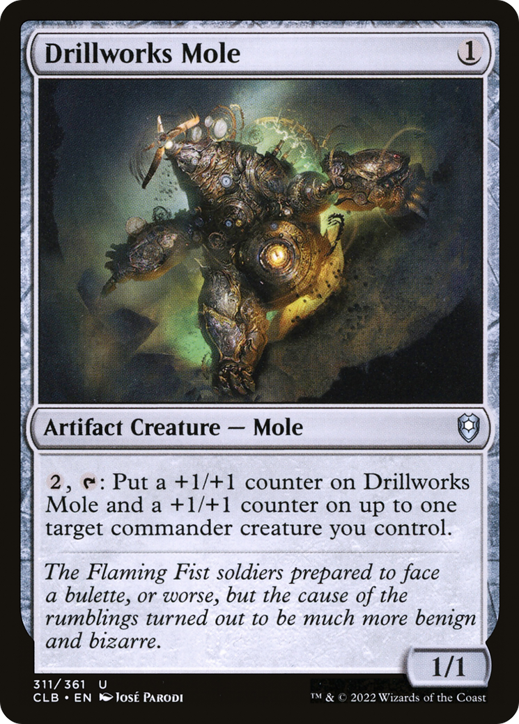 Image of Drillworks Mole (CLB-311) - Commander Legends: Battle for Baldur's Gate