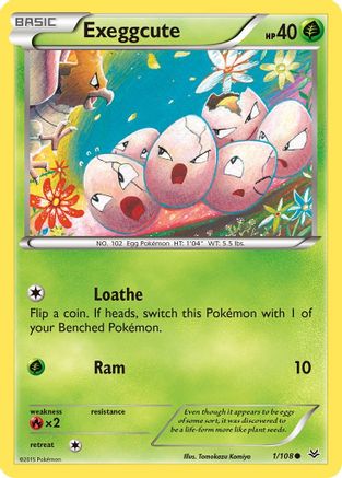 Image of Exeggcute 001/108  XY  Roaring Skies - Common