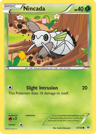Image of Nincada 009/108  XY  Roaring Skies - Common