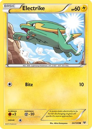 Image of Electrike 024/108  XY  Roaring Skies - Common