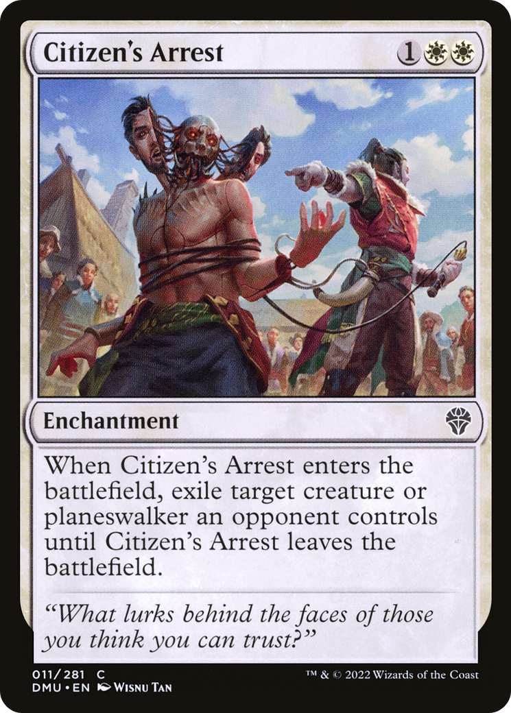 Image of Citizen's Arrest (DMU-011) - Dominaria United Foil