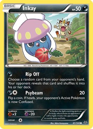 Image of Inkay 041/108  XY  Roaring Skies - Common