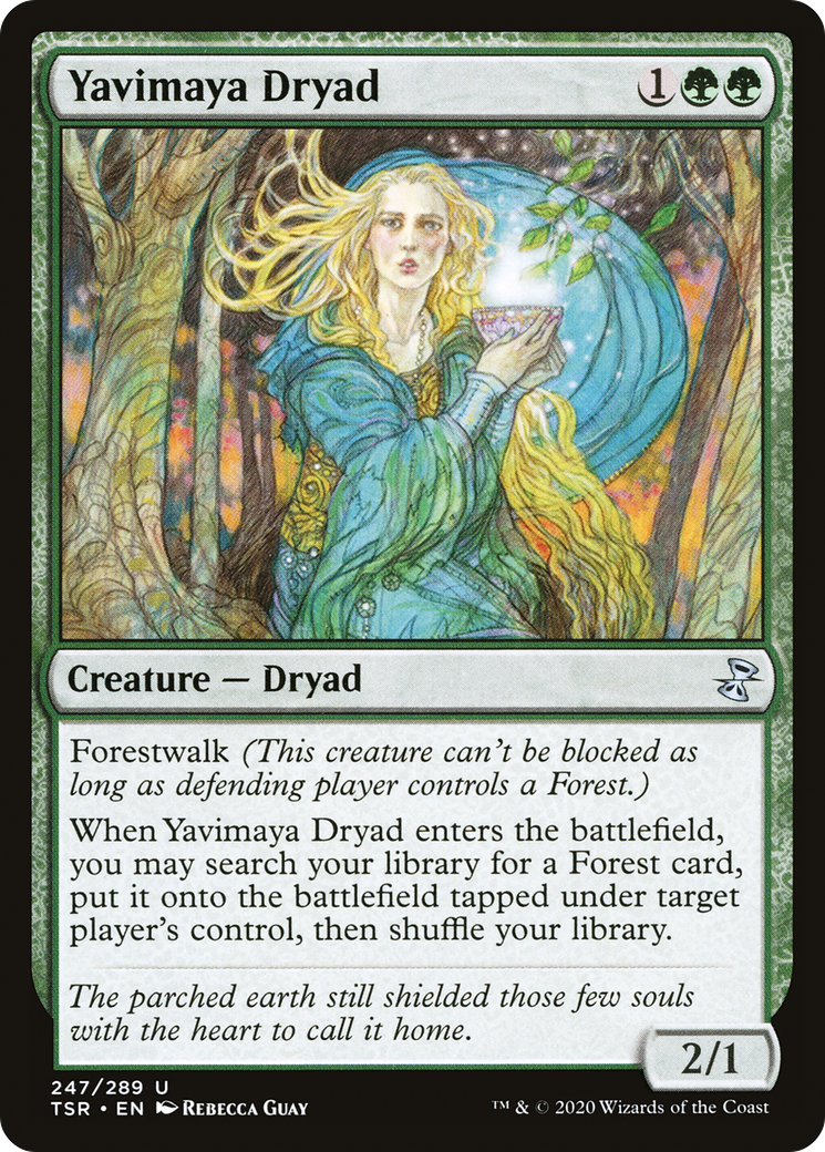 Image of Yavimaya Dryad (TSR-247) - Time Spiral Remastered Foil