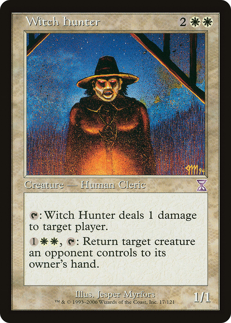 Image of Witch Hunter (TSB-017) - Time Spiral Timeshifted