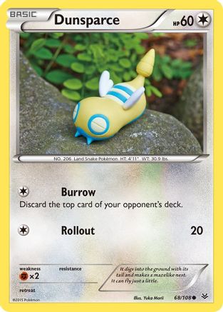 Image of Dunsparce 068/108  XY  Roaring Skies - Common