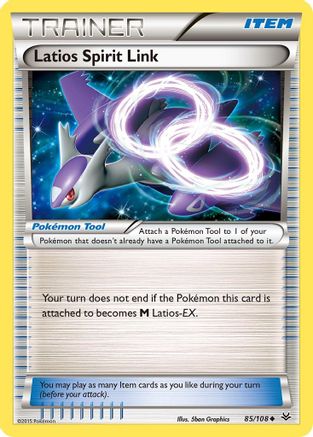 Image of Latios Spirit Link 085/108  - Reverse Holofoil XY  Roaring Skies - Uncommon