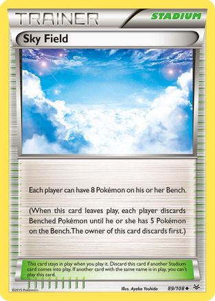 Image of Sky Field 089/108  XY  Roaring Skies - Uncommon