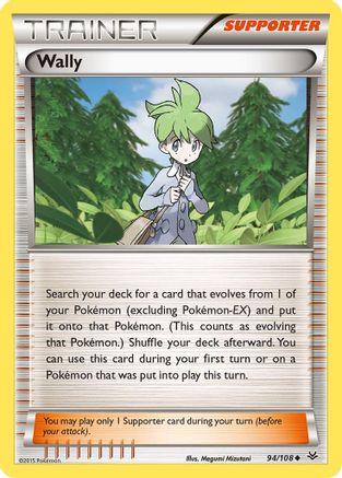 Image of Wally 094/108  - Reverse Holofoil XY  Roaring Skies - Uncommon
