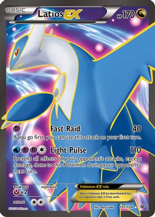 Image of Latios EX (101 Full Art) 101/108  - Holofoil XY  Roaring Skies - Ultra Rare