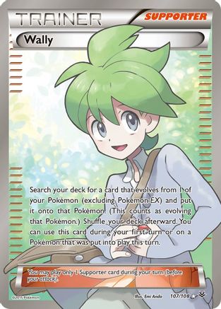Image of Wally (107 Full Art) 107/108  - Holofoil XY  Roaring Skies - Ultra Rare