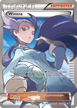 Image of Winona (108 Full Art) 108/108  - Holofoil XY  Roaring Skies - Ultra Rare