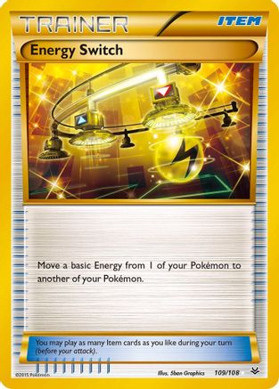Image of Energy Switch 109/108  - Holofoil XY  Roaring Skies - Secret Rare