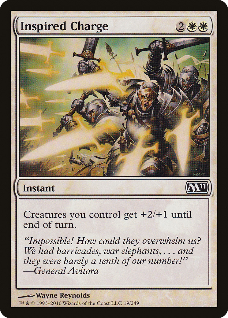 Image of Inspired Charge (M11-019) - Magic 2011 Foil