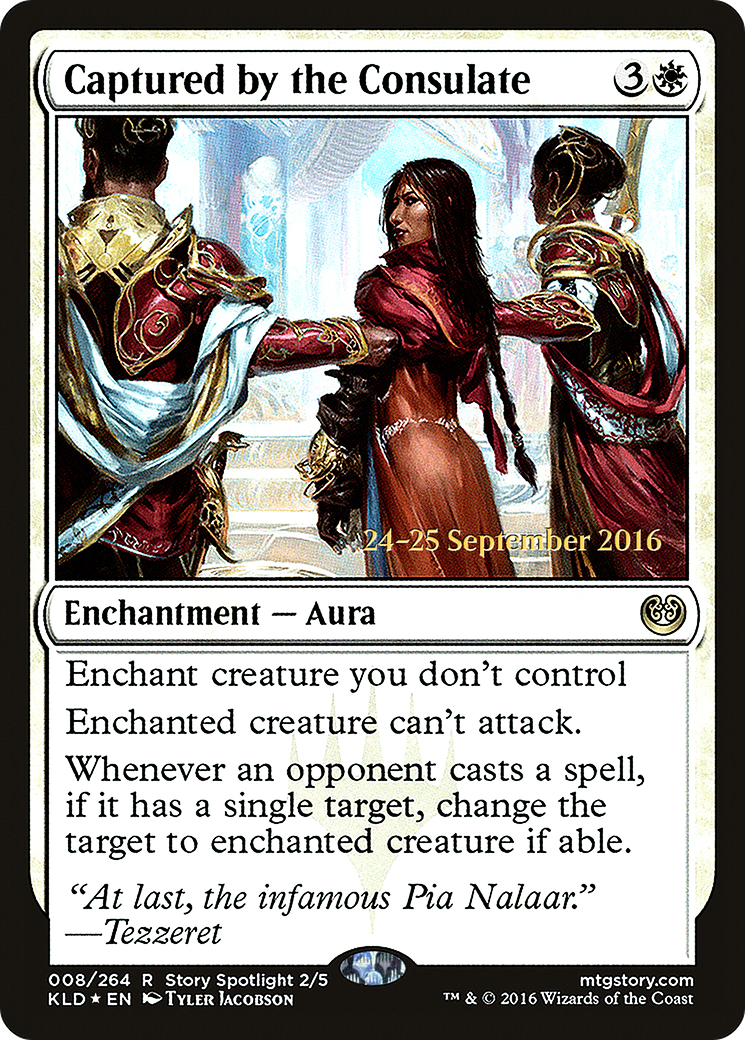 Image of Captured by the Consulate (PRE-08S) - Kaladesh Promos Foil