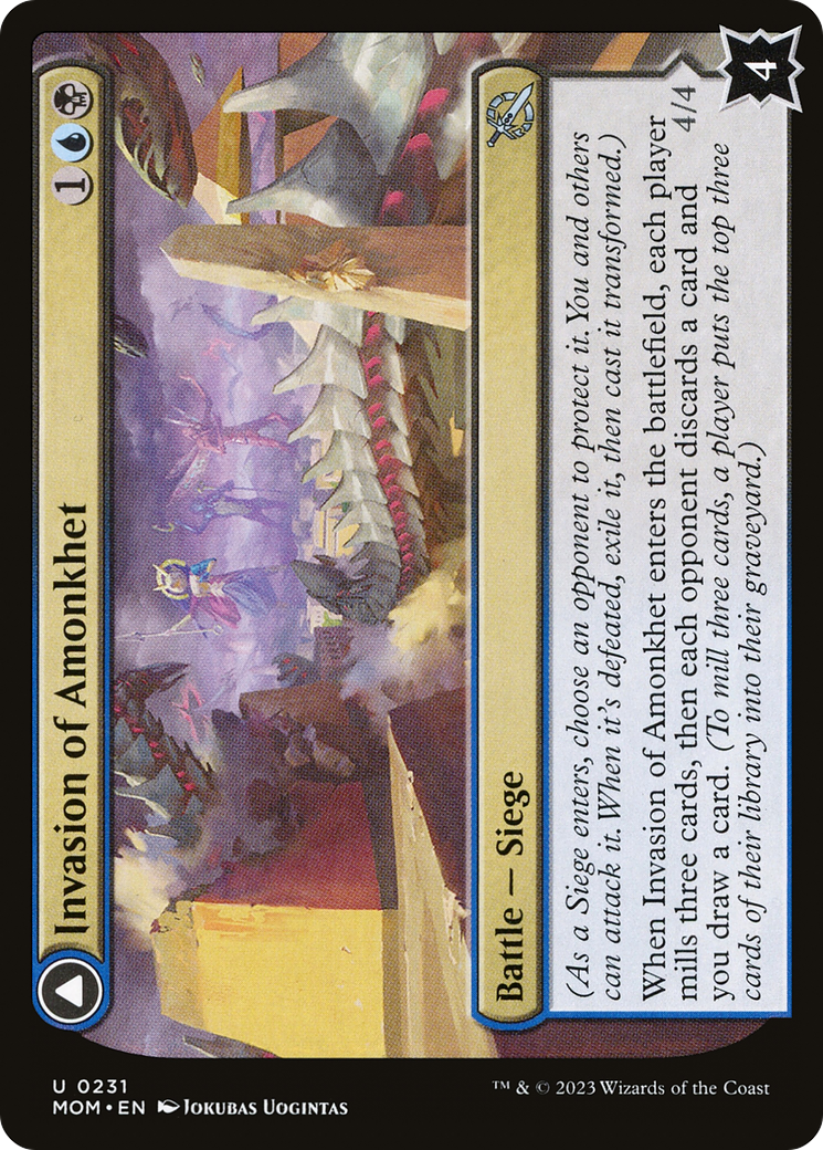 Image of Invasion of Amonkhet (MOM-231) - March of the Machine Foil
