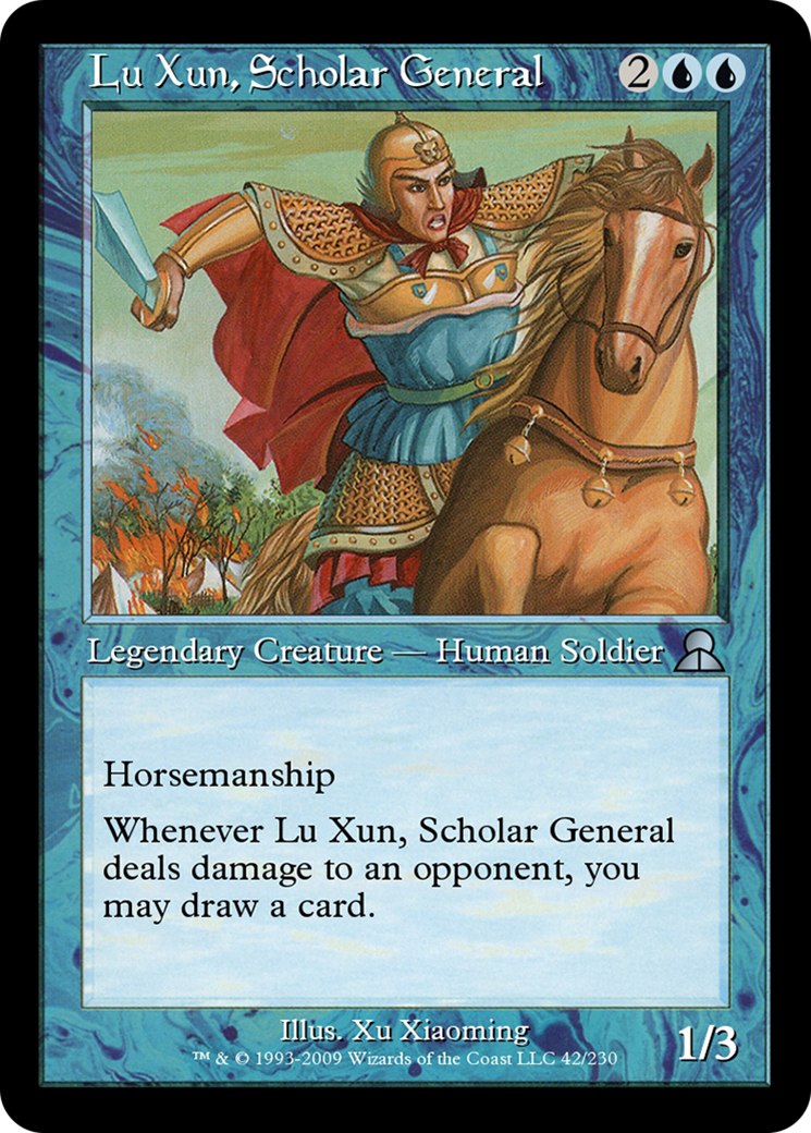 Image of Lu Xun, Scholar General (ME3-042) - Masters Edition III Foil