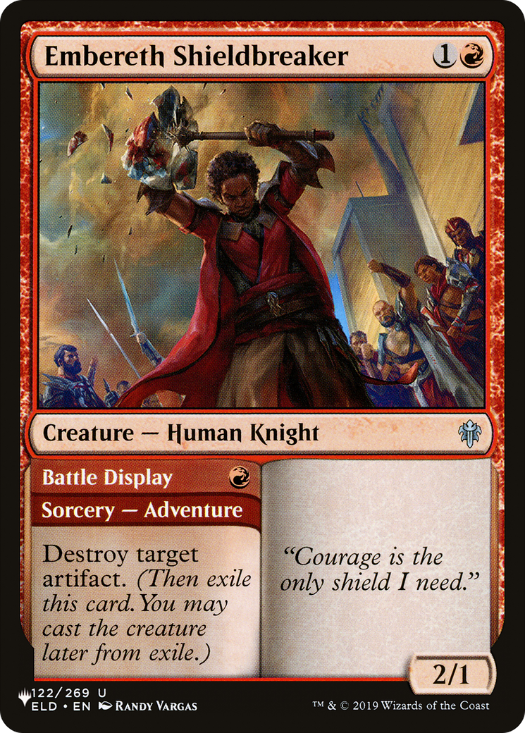Image of Embereth Shieldbreaker // Battle Display (LIST-ELD-122) - The List